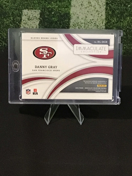 2022 Panini - Immaculate Collection Danny Gray RC Gloves Logo Memorabilia 10/15