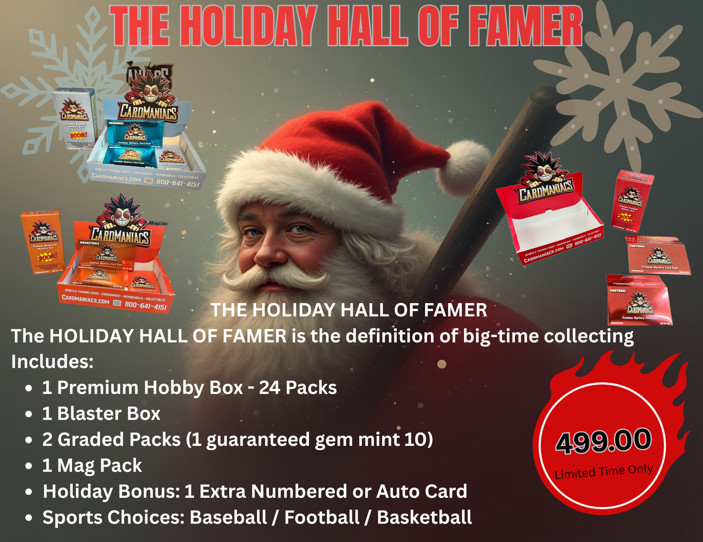 THE HOLIDAY HALL OF FAMER BUNDLE