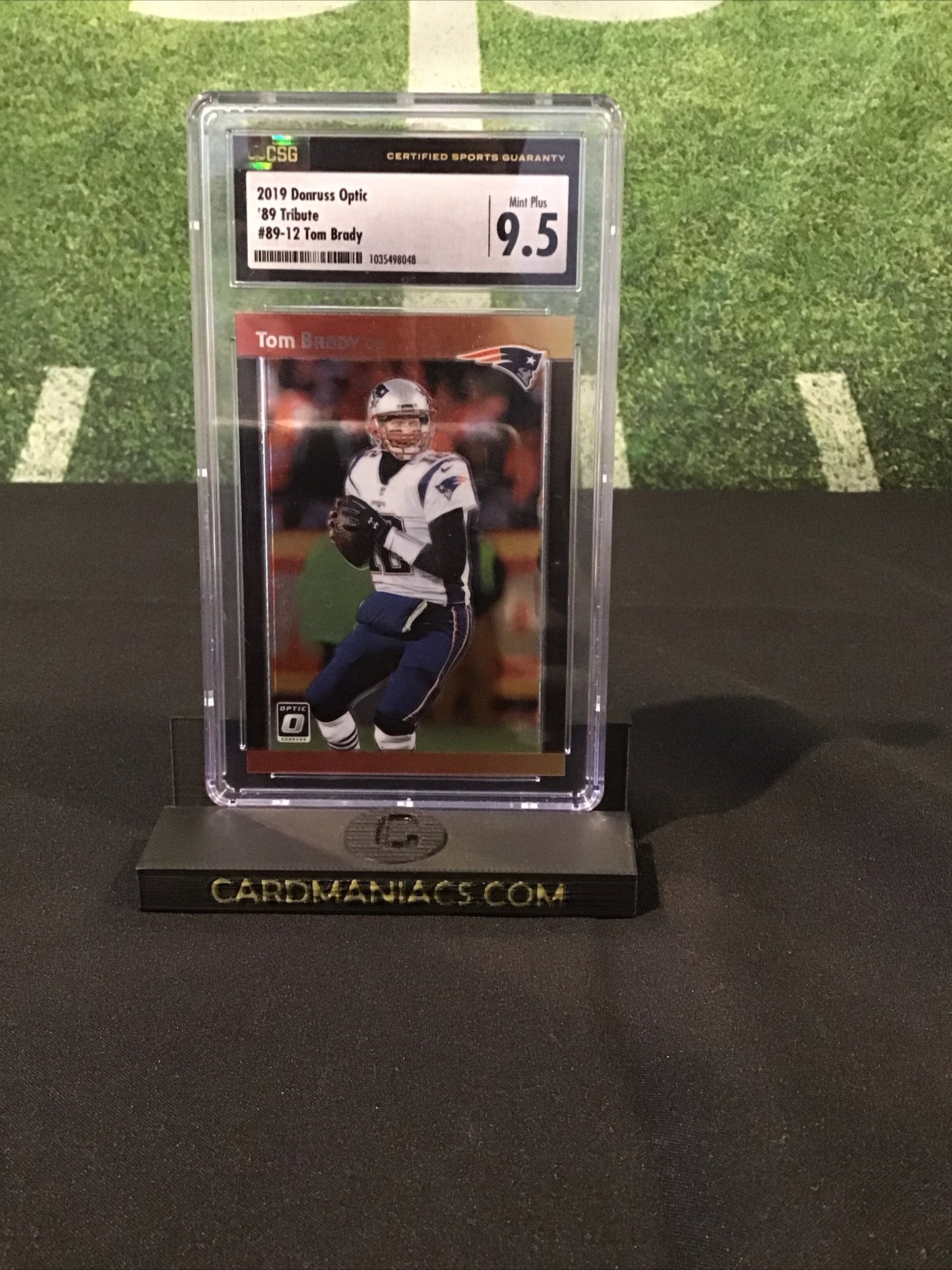 2019 Panini Donruss Optic 1989 Tribute #89-12 Tom Brady