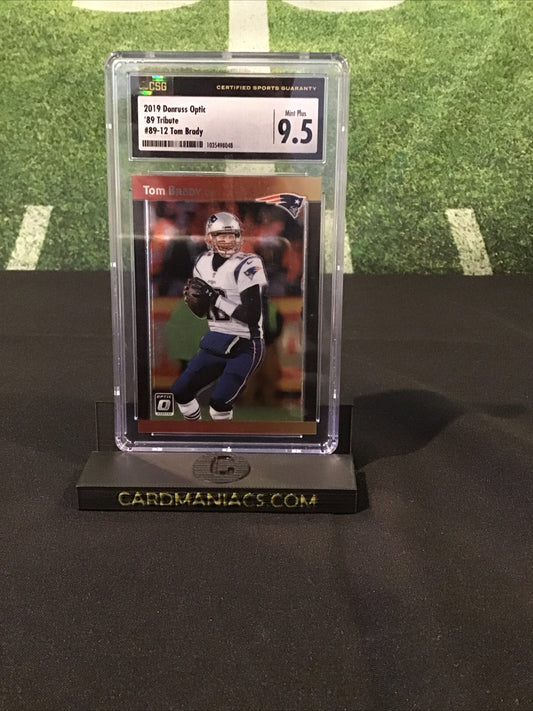 2019 Panini Donruss Optic 1989 Tribute #89-12 Tom Brady