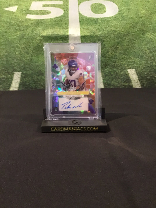 2023 Wild Card 5 Card Draw Stacked Deck Puka Nacua Rainbow Auto Jack Of Clubs