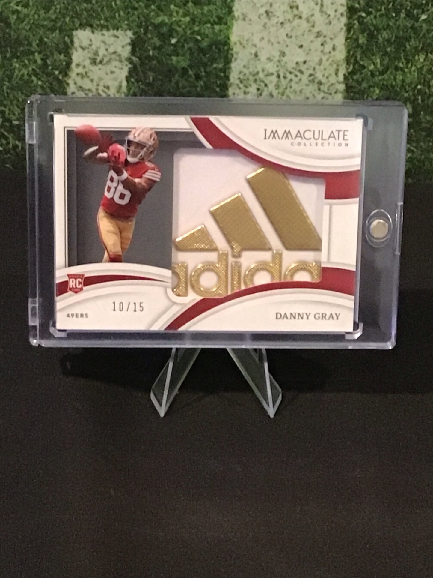 2022 Panini - Immaculate Collection Danny Gray RC Gloves Logo Memorabilia 10/15