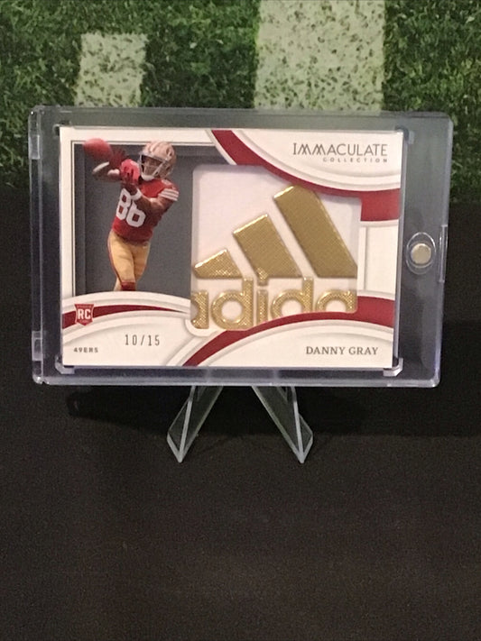 2022 Panini - Immaculate Collection Danny Gray RC Gloves Logo Memorabilia 10/15